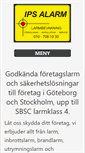 Mobile Screenshot of ipsalarm.se