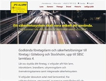 Tablet Screenshot of ipsalarm.se